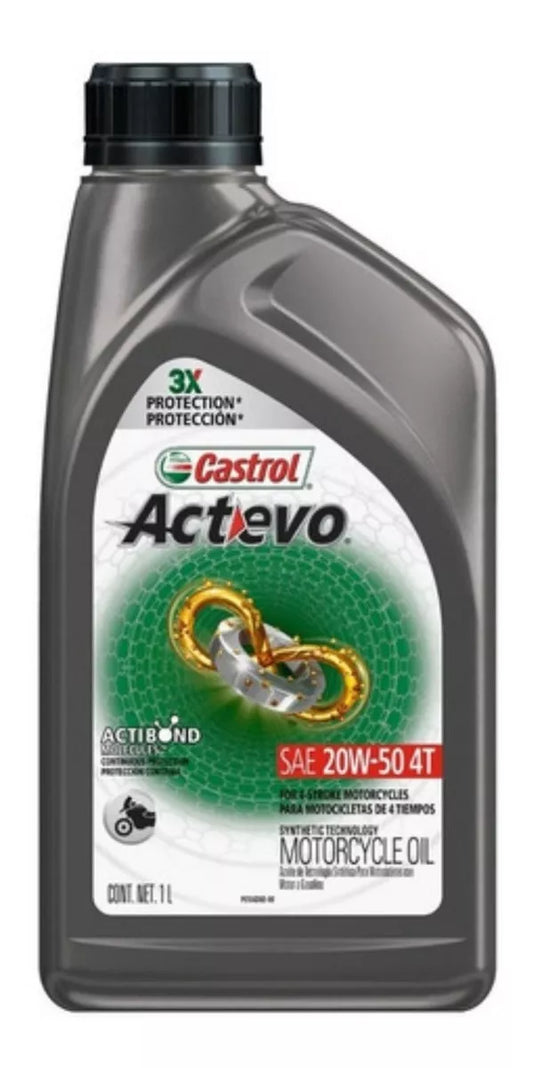 ACEITE CASTROL 4T ACTEVO