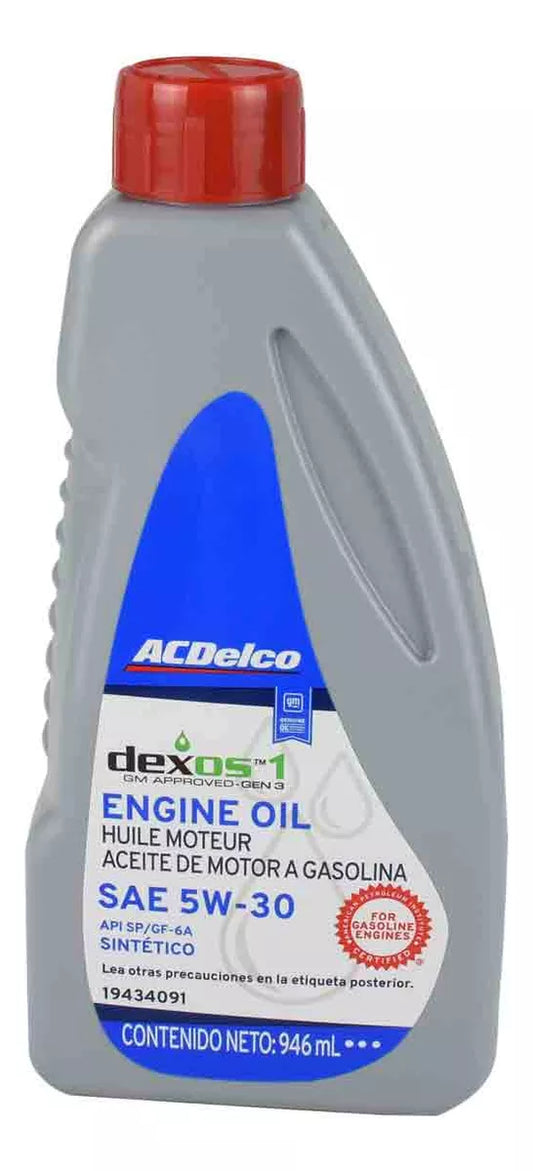 ACEITE ACDELCO SINTETICO 5W-30 946L