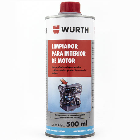 LIMPIADOR PARA INTERIOR DE MOTOR WÜRTH 500 ML